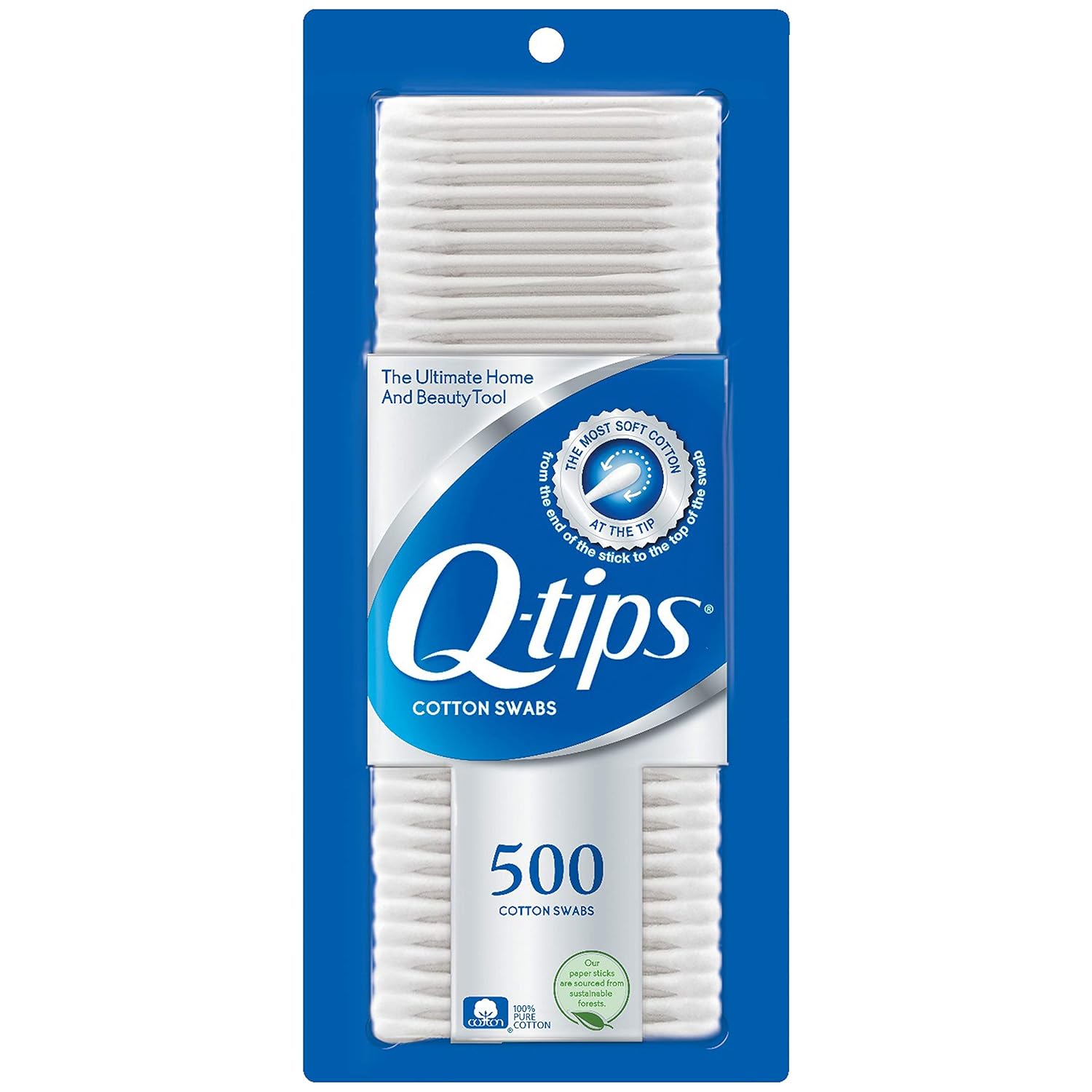 Q-Tips Cotton Swabs 750-Count $3.58, 500-Count $3.50 Free Shipping w/ Prime or on $35