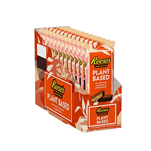 REESES Vegan Plant Based Oat Chocolate Peanut Butter Cups 1.4 oz 12 Count $14.11 Amazon