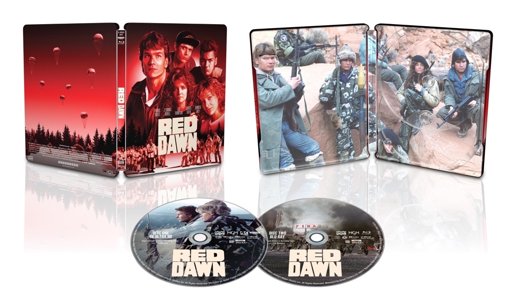 Red Dawn SteelBook 4K Ultra HD Blu-ray/Blu-ray Only Best Buy 1984 - $9.99