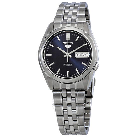 SEIKO 5 Automatic Blue Dial Mens Watch $95 Shipped