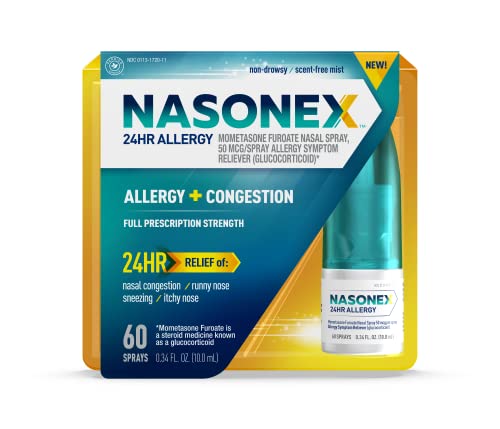 S S $3.87 Nasonex 24Hr Allergy Nasal Spray - 60 Spray