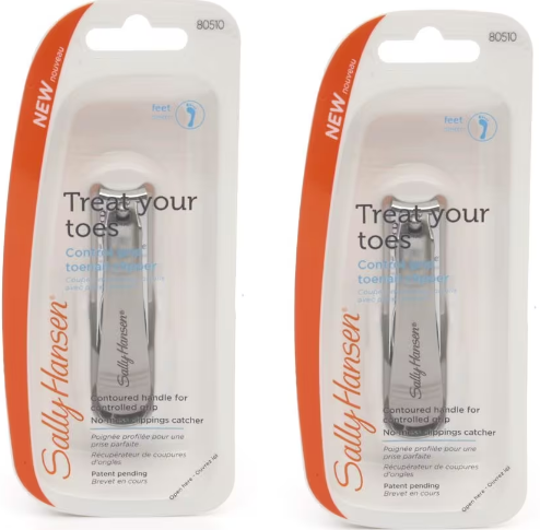 Sally Hansen Treat Your Toes Control Grip Toenail Clipper 2 for $2.68 $1.34 Each Free Store Pickup at Walgreens $10