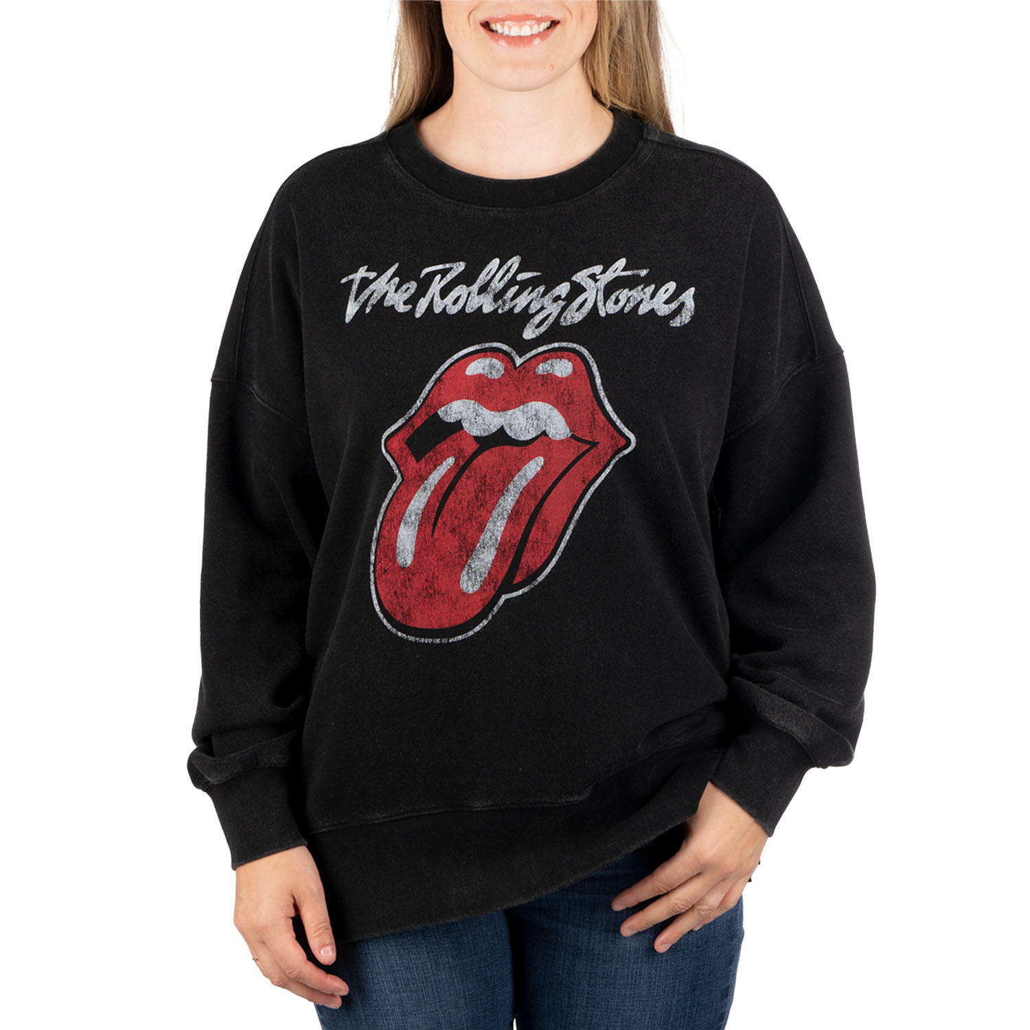 Sams Club Womens Band Crewneck Sweatshirts The Rolling Stones, Guns N Roses More $5.81 Free Shipping for Plus Members