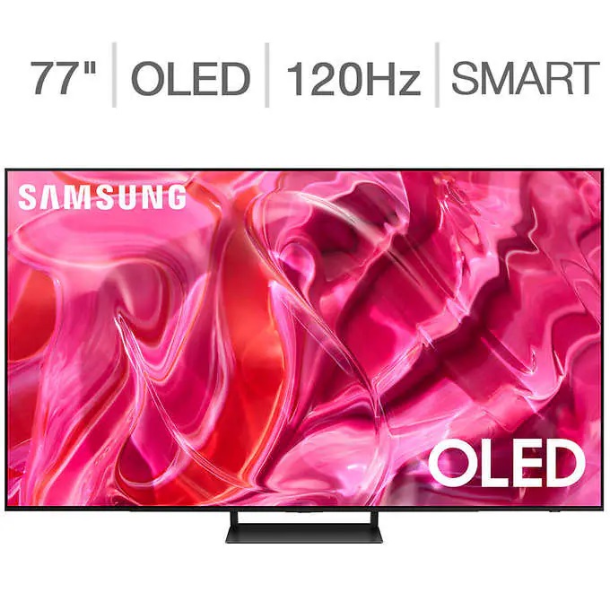 Samsung 77 S90C OLED $100 SC 5 Yr Wty Streaming Sub Costco $1999.99