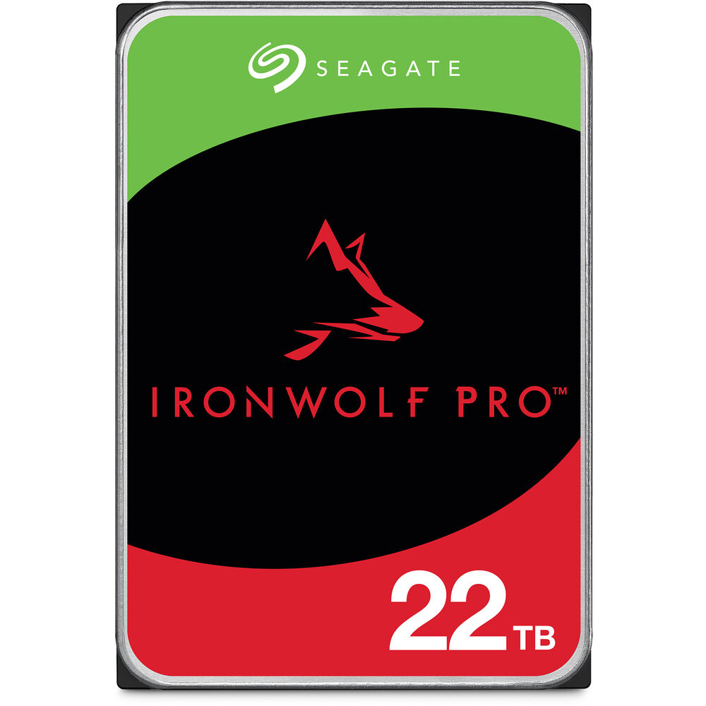 Seagate 22TB IronWolf Pro 7200 rpm SATA III 3.5 Internal NAS HDD CMR $384.99 B H Deal Zone