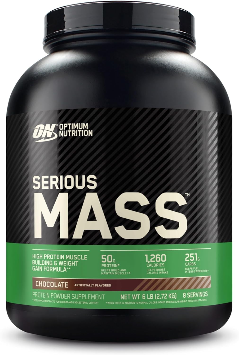 Select Accounts 6-Lb Optimum Nutrition Serious Mass Weight Gainer Protein Powder Various Flavors $24.92 w/ S S More Free Shipping