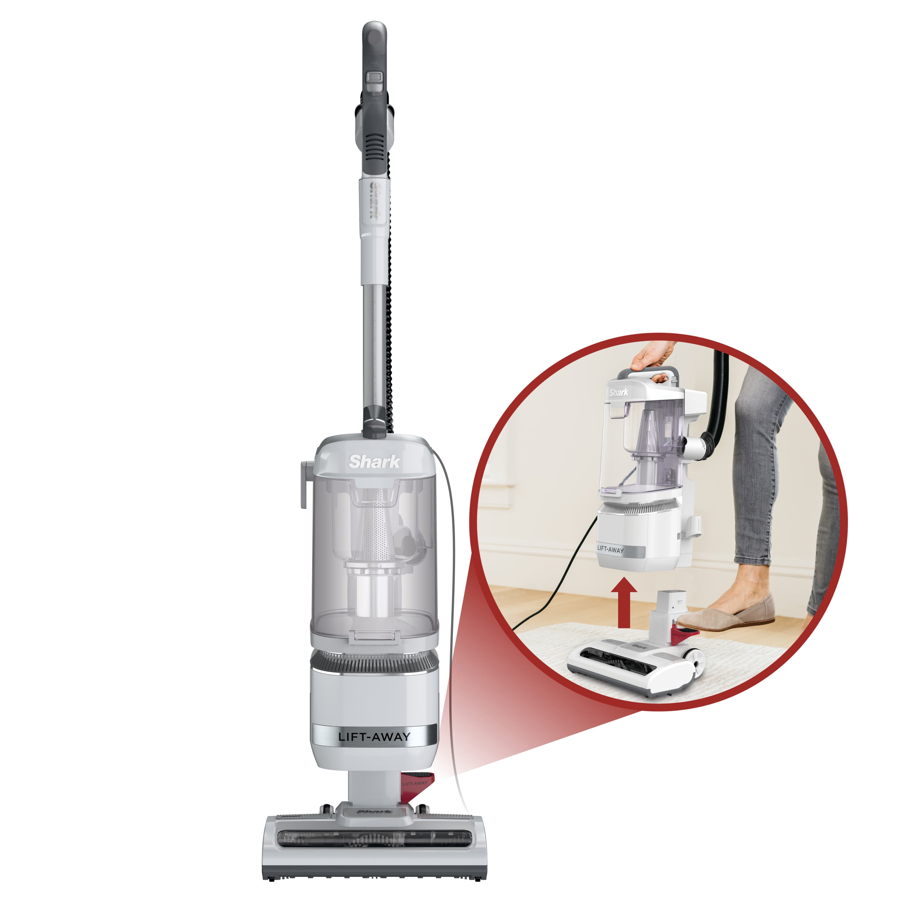 Shark Navigator Lift-Away Deluxe Upright Vacuum NV360 with Large Dust Cup, Anti-Allergen Seal, HEPA Filter, Swivel Steer