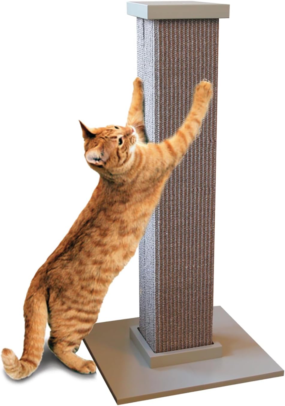 SmartCat Pioneer Pet 32-inch Ultimate Scratching Post For Cats Grey or Neutral $29.99 Free Shipping