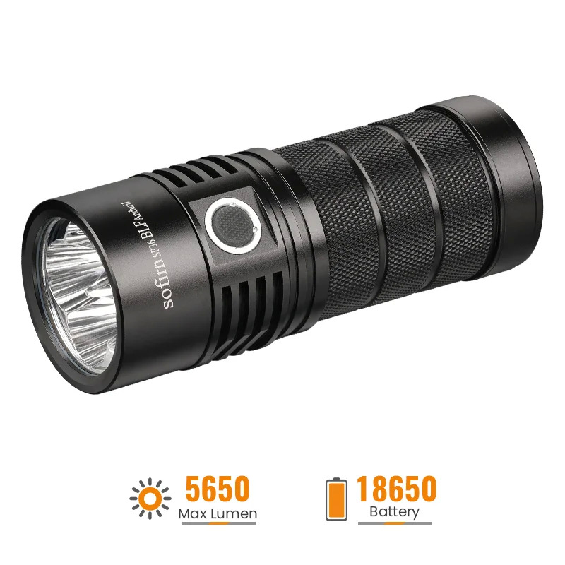 Sofirn SP36 BLF Rechargeable Flashlight with Anduril 2.0 UI - $34.56 w/o battery, $42.22 w/ battery, no tax and free shi
