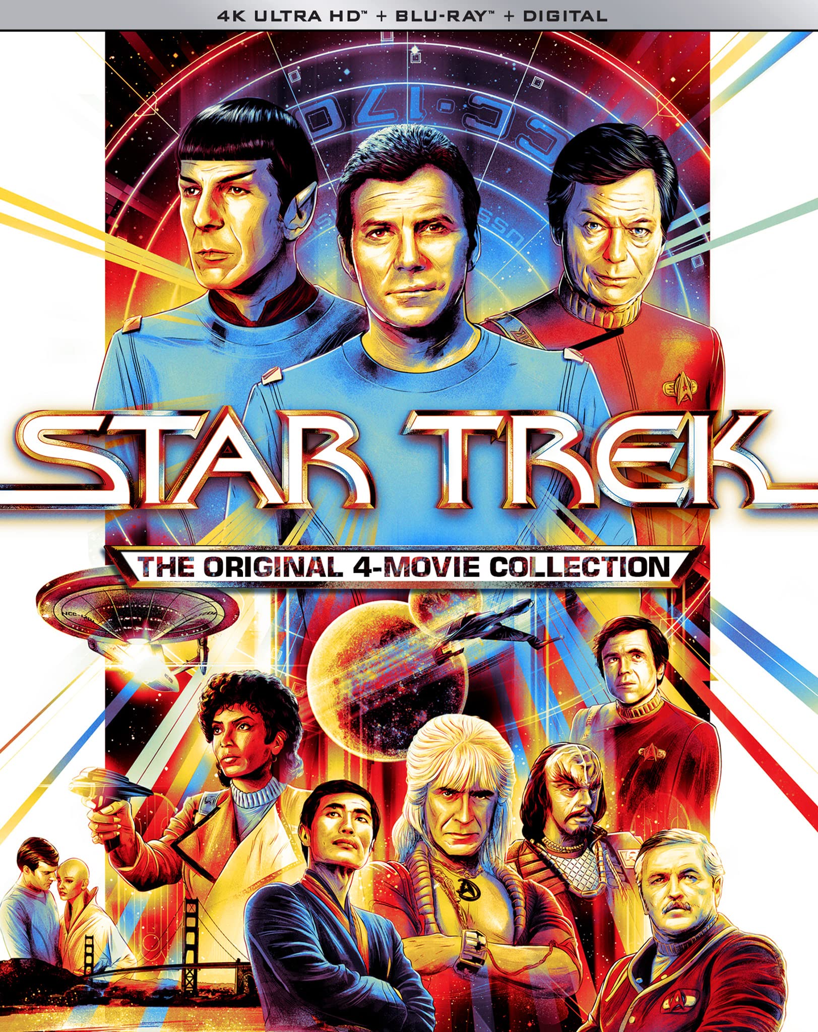 Star Trek The Original 4-Movie Collection 1979-1986 4K Ultra HD Blu-Ray Digital $27.99 via Amazon