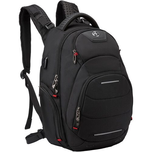 Swissdigital Neptune Massaging Backpack Black $79.99 B H Deal Zone