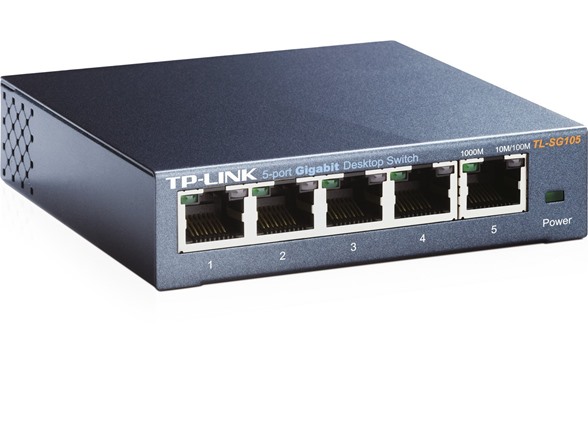 TP-Link TL-SG105 5-Port Unmanaged Desktop Switch $9 Free Shipping w/ Prime