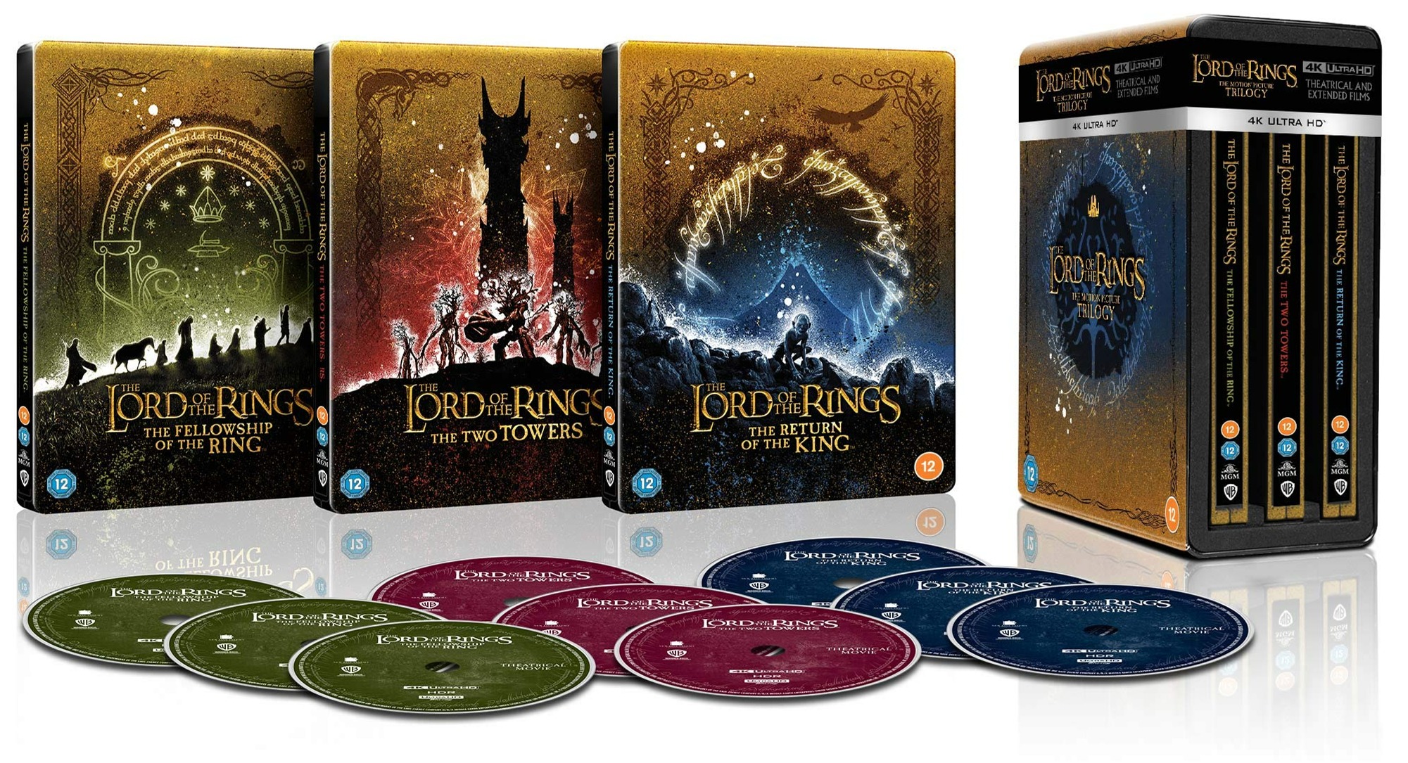 The Lord of the Rings Trilogy Extended Editions Bundle 4K UHD $29.99