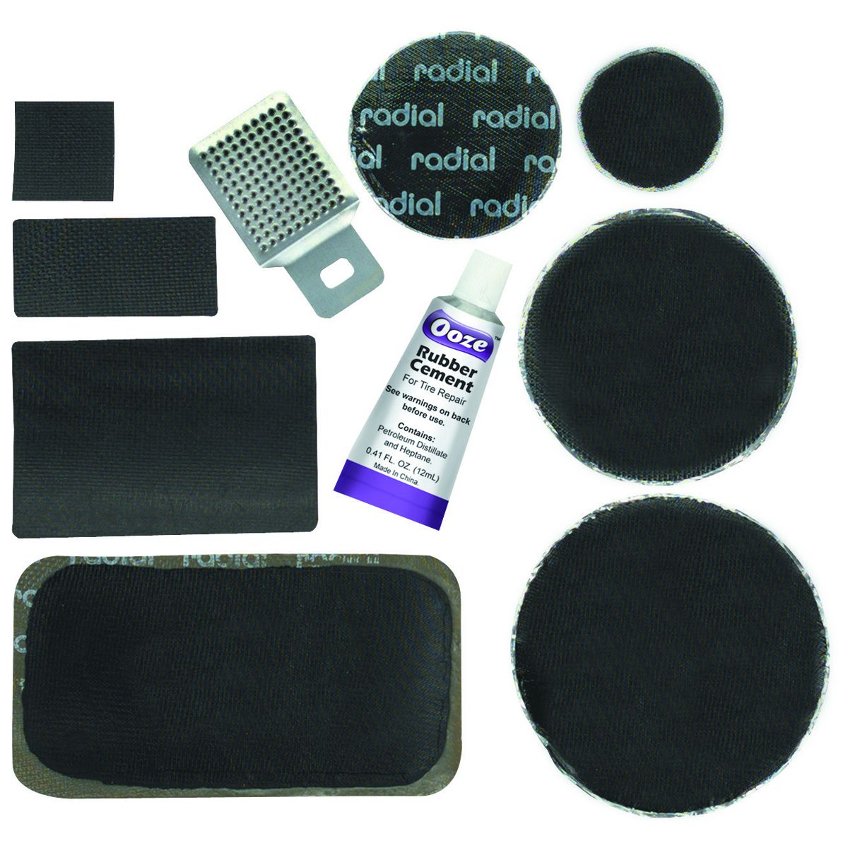 Tire Patch Kit 60 Pc - $2.97 clearance at Harbor Freight