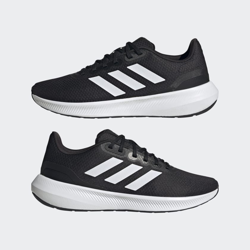 Today Only adidas Mens Runfalcon 3 Cloudfoam Low Running Shoes Core Black $19.80 Free Shipping