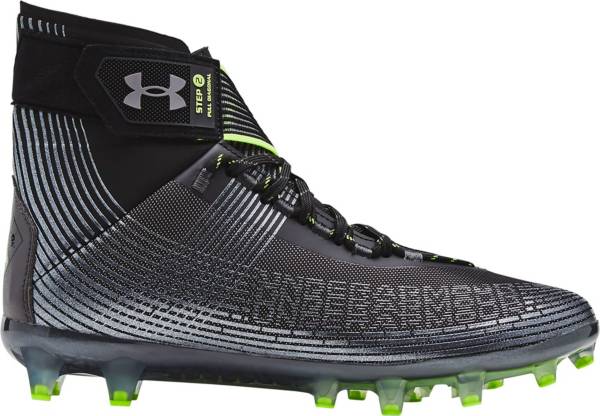 Under Armour Mens Highlight MC Football Cleats Black/Grey or White/Silver $30 Free Shipping on $49