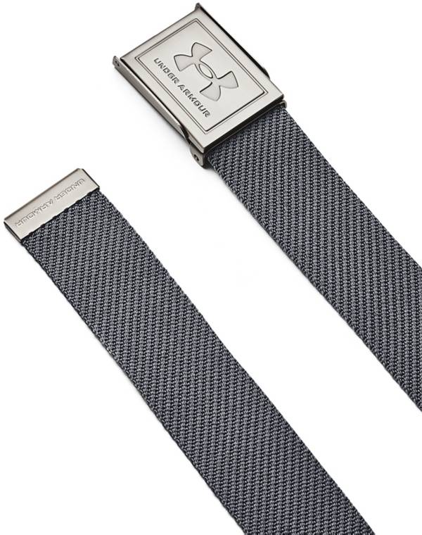 Under Armour Mens Webbing Belt Pitch Grey $9.97 Free Store Pickup at Dicks Sporting Goods or FS on $49