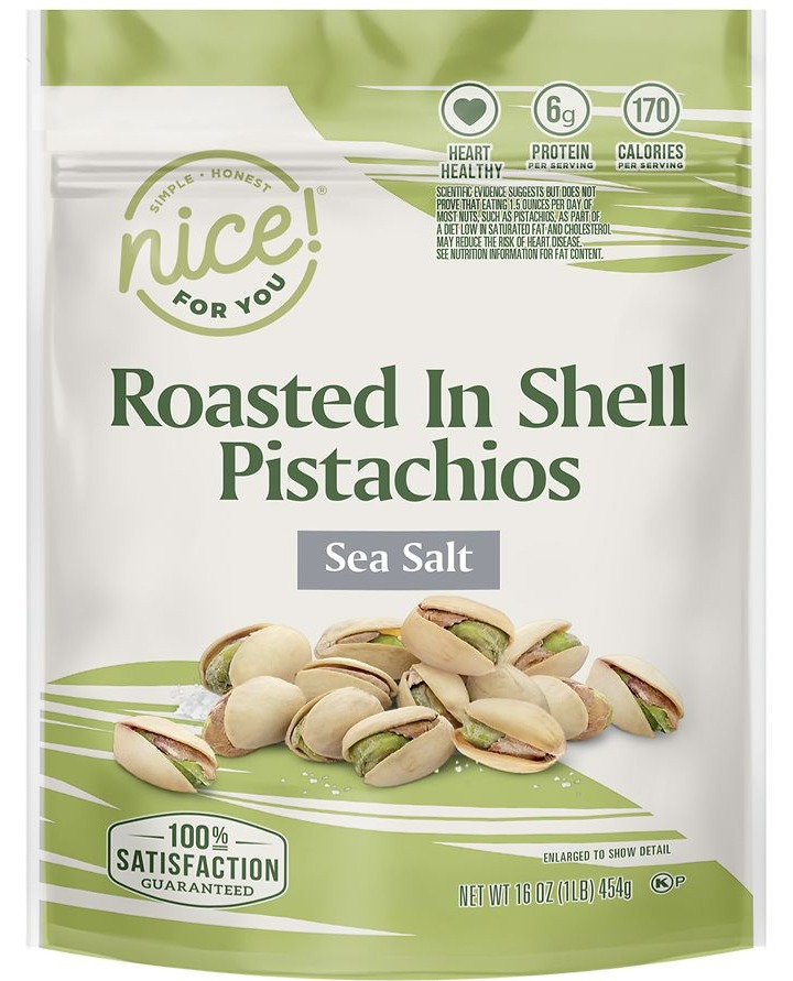 WALGREENS YMMV Free Store pick up Four 1lb Bags of NICE Brand Roasted In Shell Pistachios Sea Salt16.0oz $21.17ac, earn 