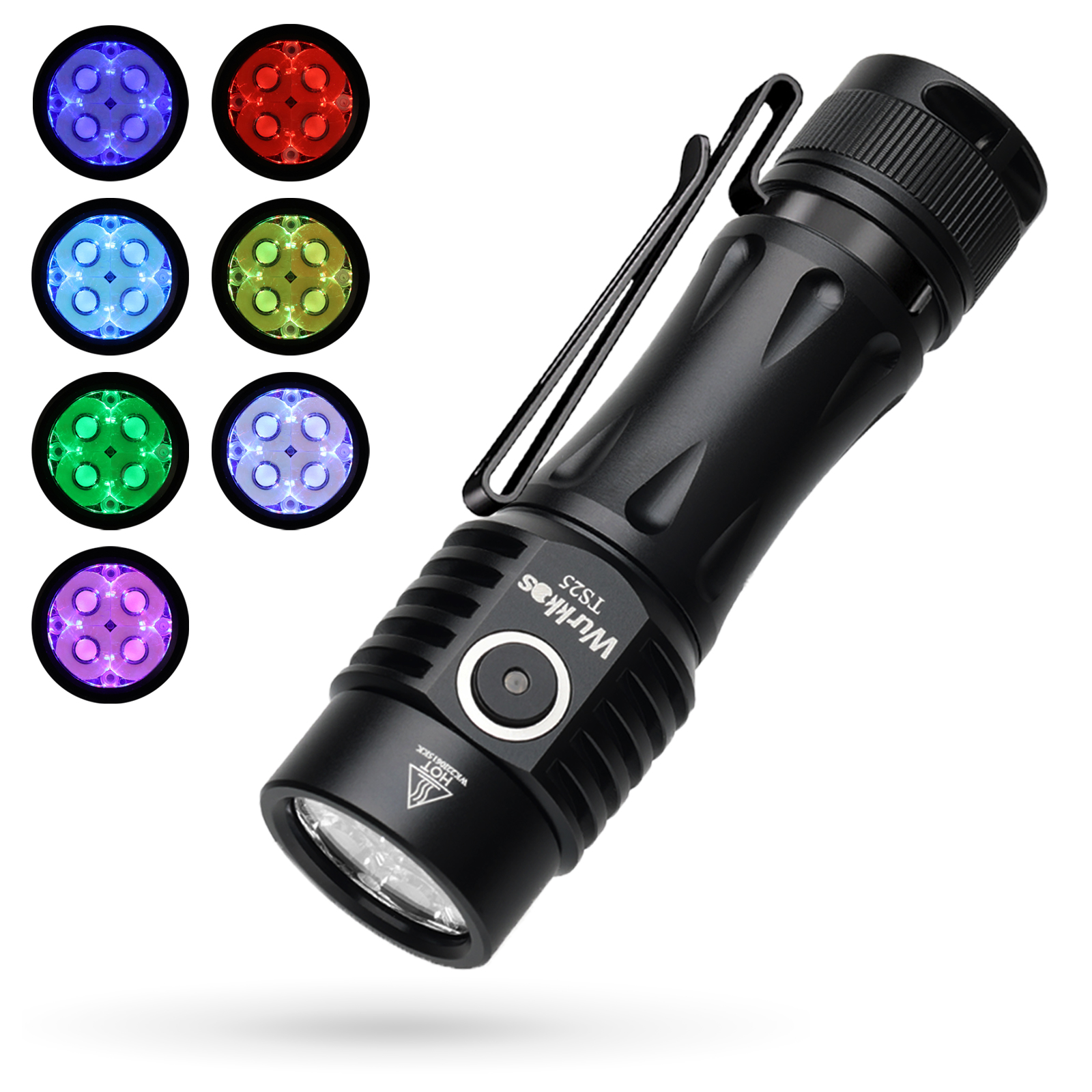 Wurkkos TS25 4000lm Quad 519a 90CRI 21700 Flashlight RGB Aux LEDs, Anduril 2.0 UI,USB C Charging/Powerbank - $30.39 w/o 