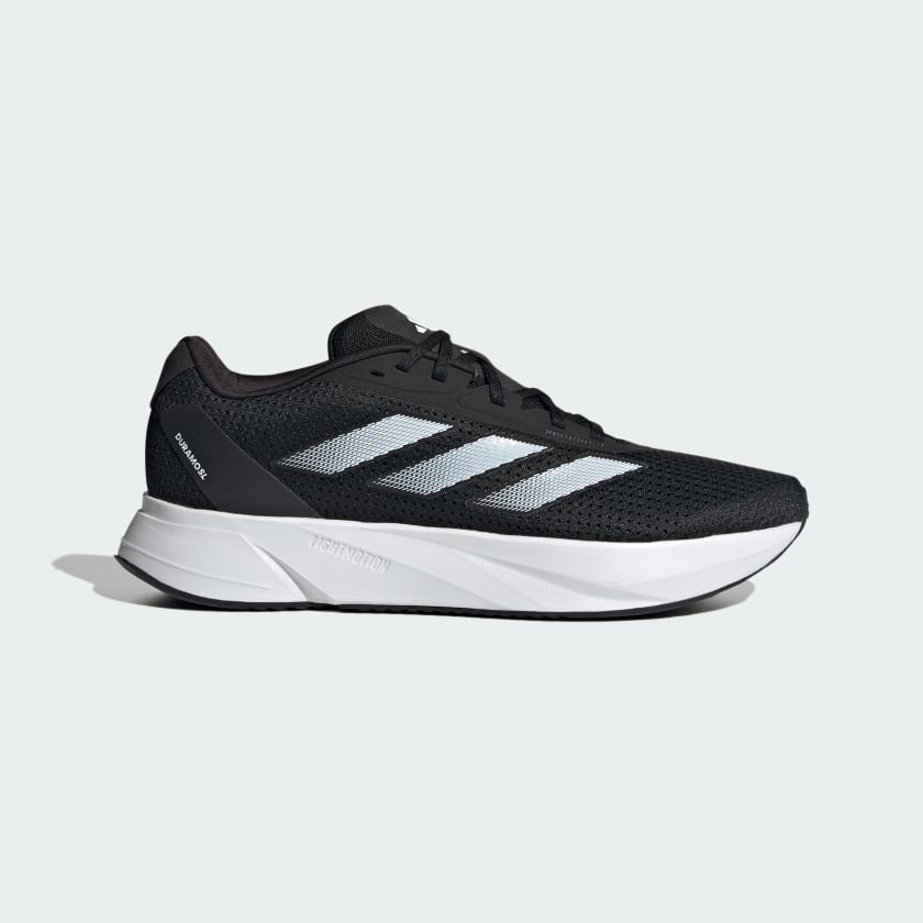 Adidas Mens Duramo SL Running Shoes Core Black / Cloud White, size 11.5 or 12.5 only $21 Free Shipping