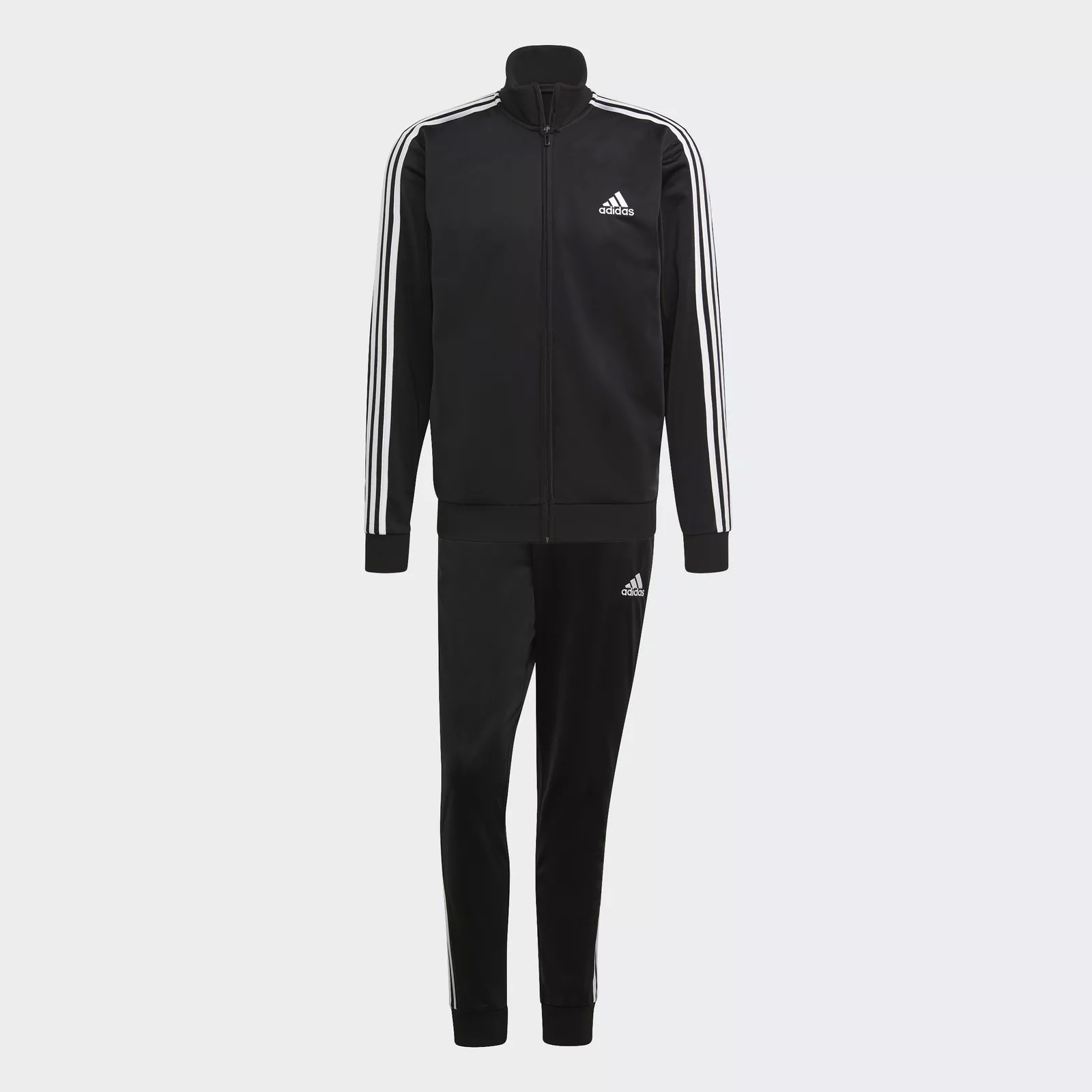 Adidas Mens Essentials Warm-Up 3-Stripes Track Jacket $15.4