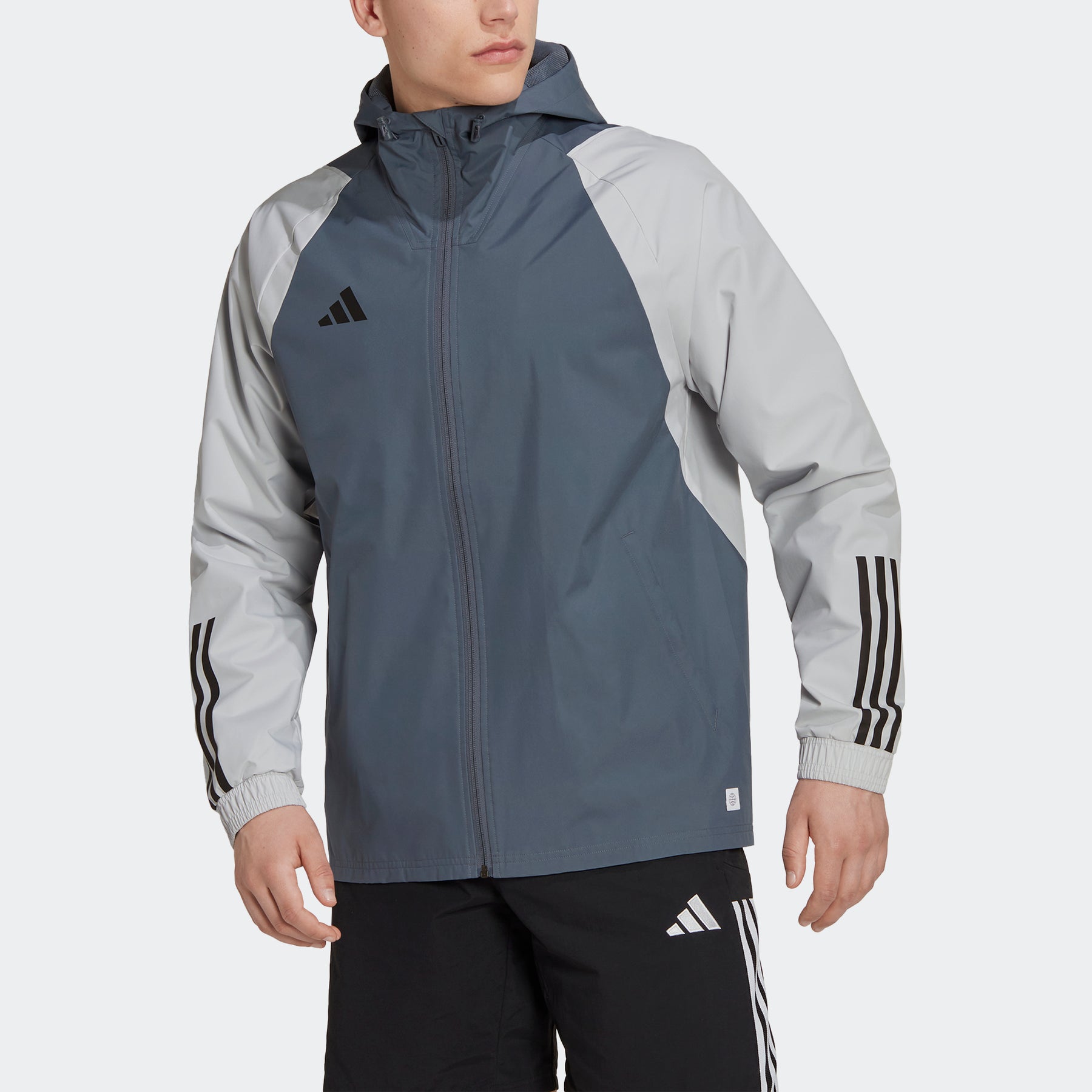 Adidas Mens Tiro 23 Competition All-Weather Jacket Size S, L, XL, Team Onix $30 Free Shipping