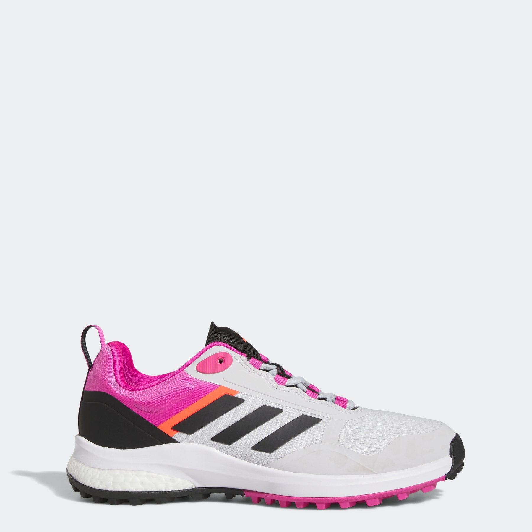 Adidas Womens Zoysia Spikeless Golf Shoes Grey/Fuchsia $48 Free Shipping